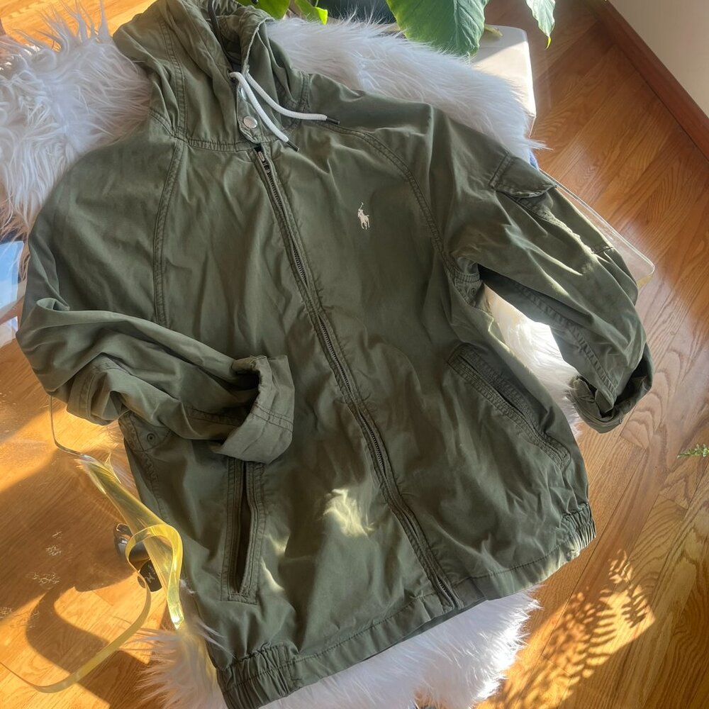 Polo Ralph Lauren Cotton Olive Jacket -Vintage